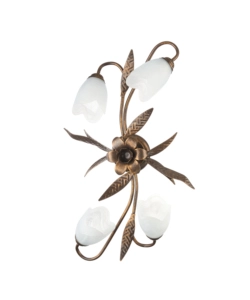 Onli Bronzo Plafoniera 4 Luci "Sonia" E14